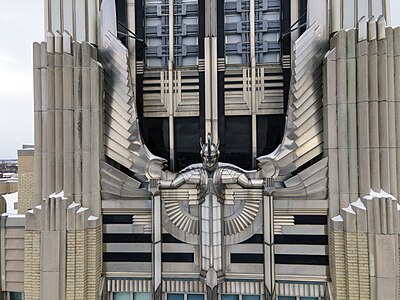 The art deco Niagara Mohawk Building in Syracuse, New York, on Tuesday, January 18, 2022. Photo by Ted Shaffrey