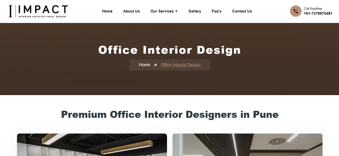 Commercial Interior Designers Pune