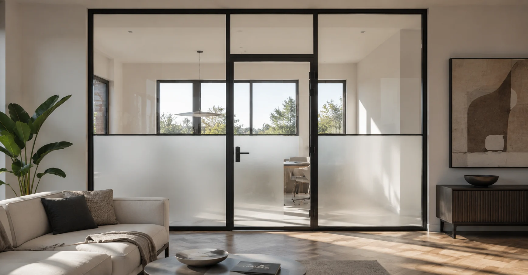 Glass Panel Door