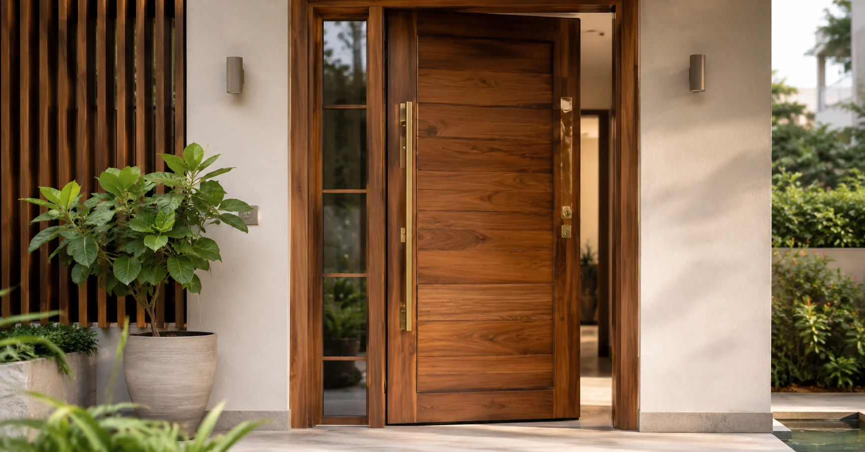 Wooden door