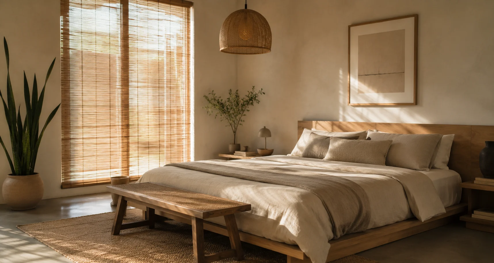 Japandi bedroom