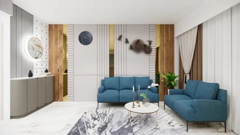 2BHK Flat Interior Design