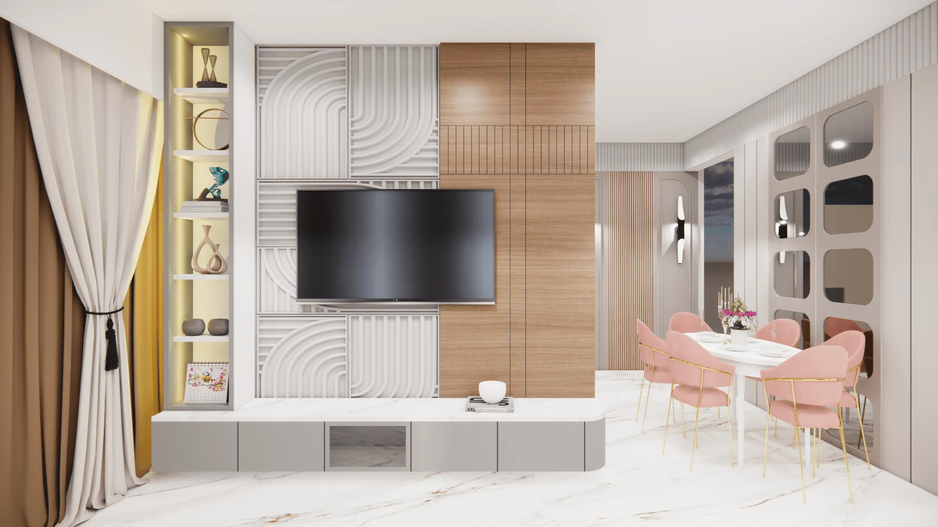 2BHK Flat Interior Design