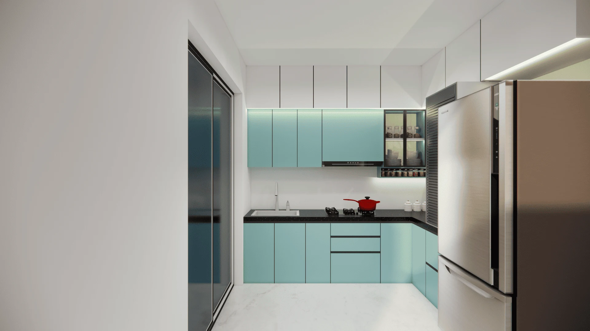 2BHK Flat Interior Design