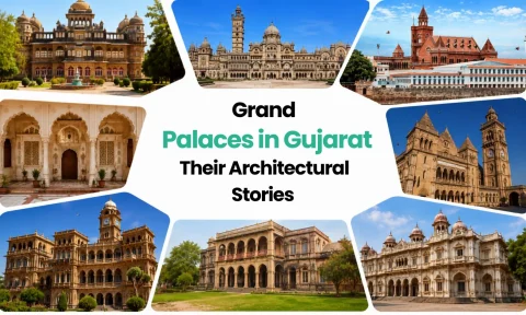 Architectural palaces in Gujarat