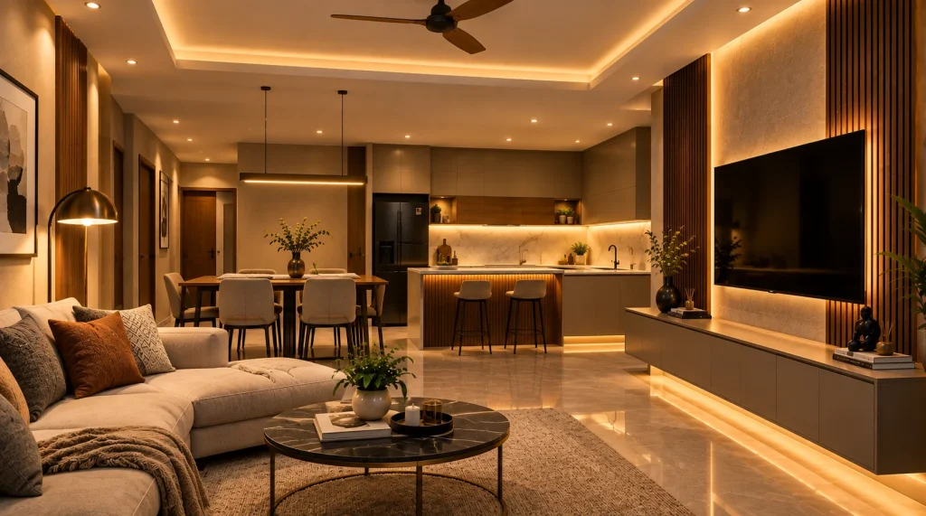 Master Architectural Warm Lighting Layers